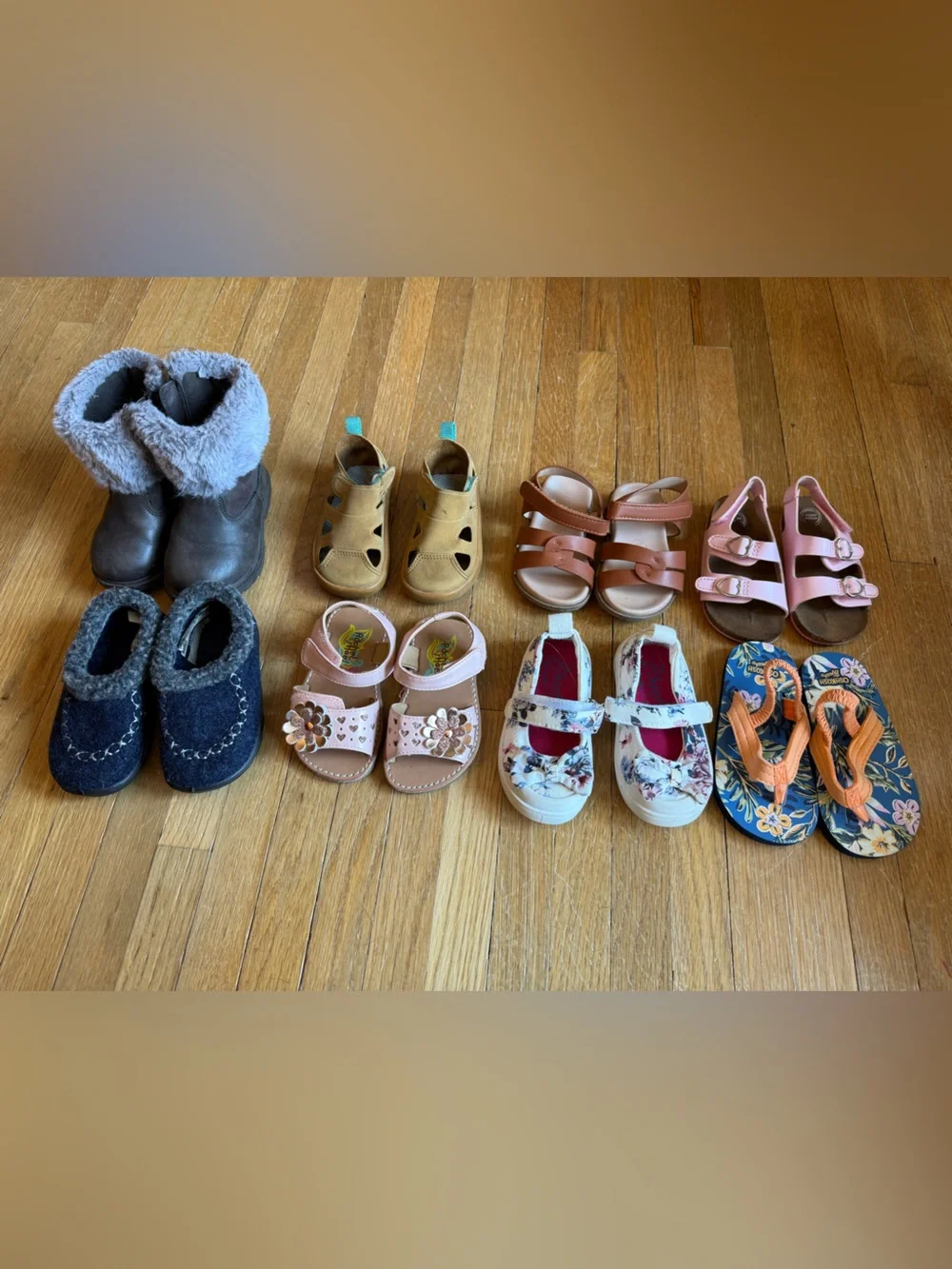 Size 5 toddler girls shoes sandals boots osh kosh blowfish ten little